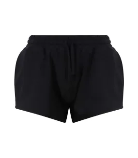 Short de jogging femme noir vif AWDis Cool