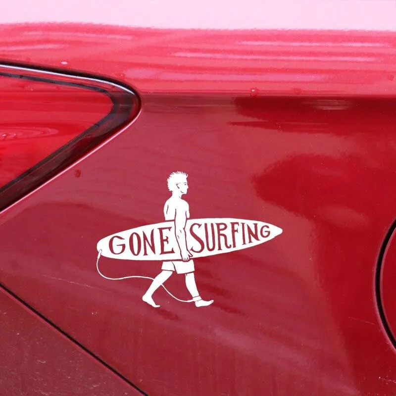 Sticker Surf - Gone Surfing (15x11cm)