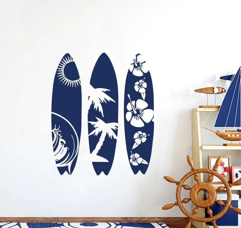 Stickers Surfeurs - Set de 3 planches