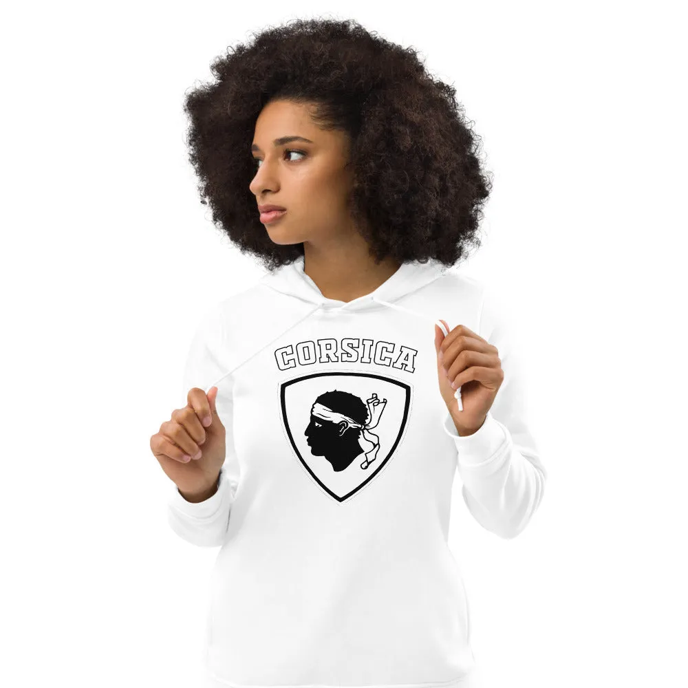 Sweat à capuche ajusté écologiste femme Blason tête de Maure