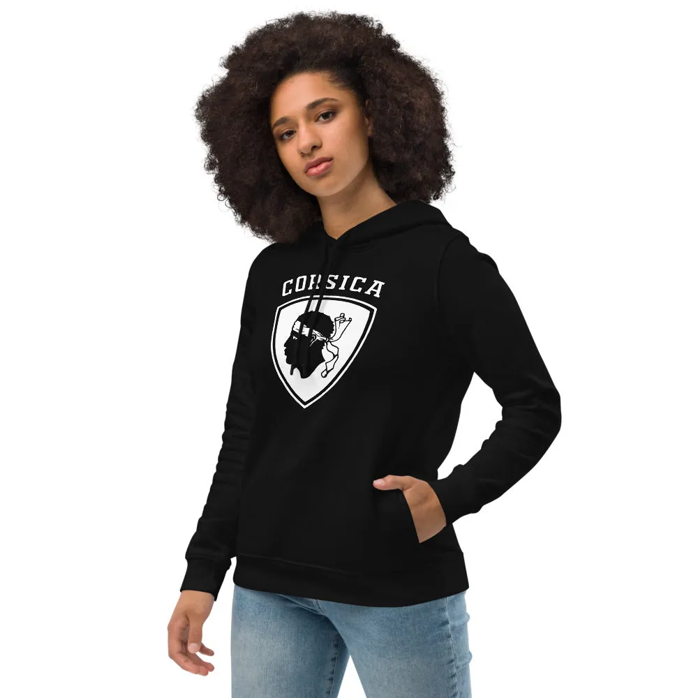 Sweat à capuche ajusté écologiste femme Blason tête de Maure