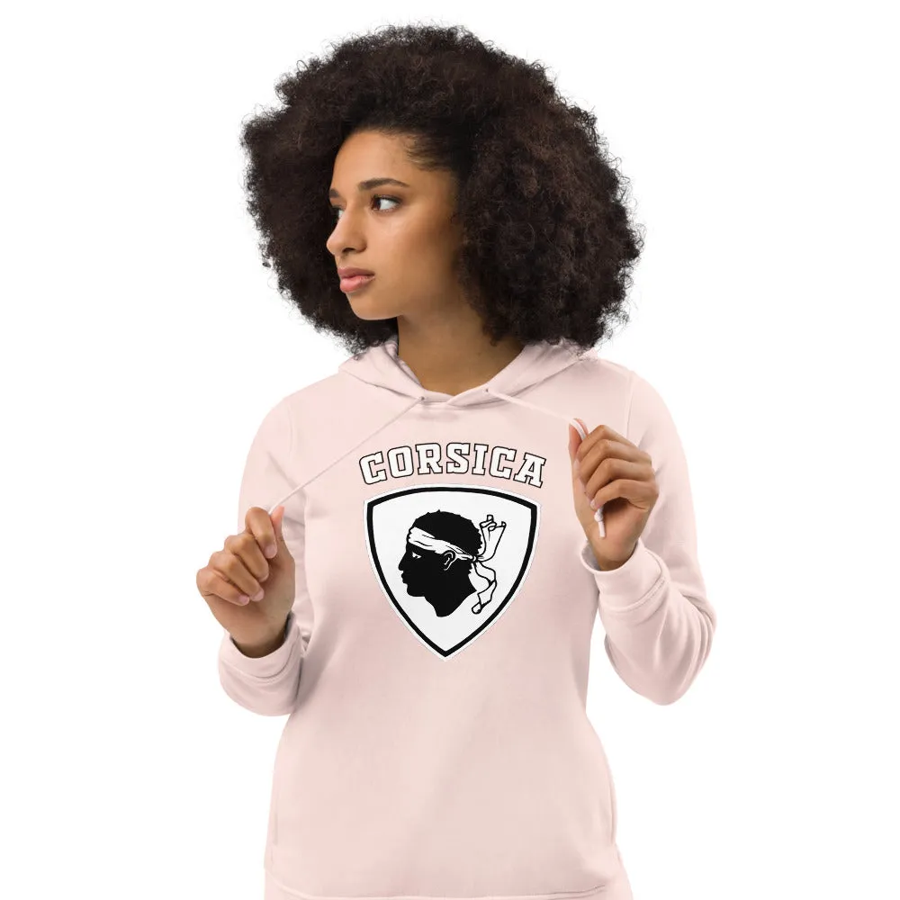 Sweat à capuche ajusté écologiste femme Blason tête de Maure