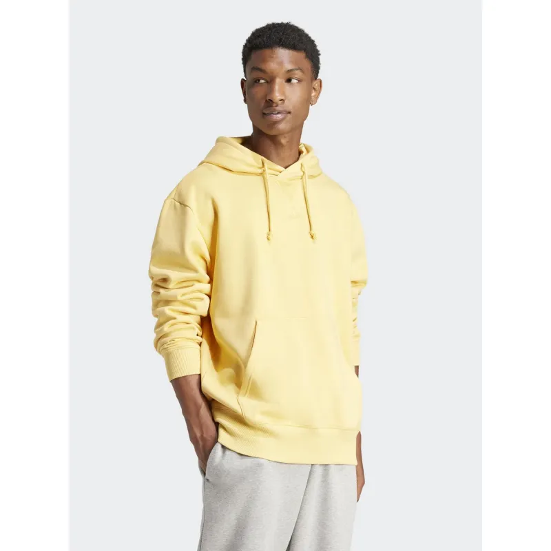 Sweat à capuche all szn jaune homme - Adidas | wimod