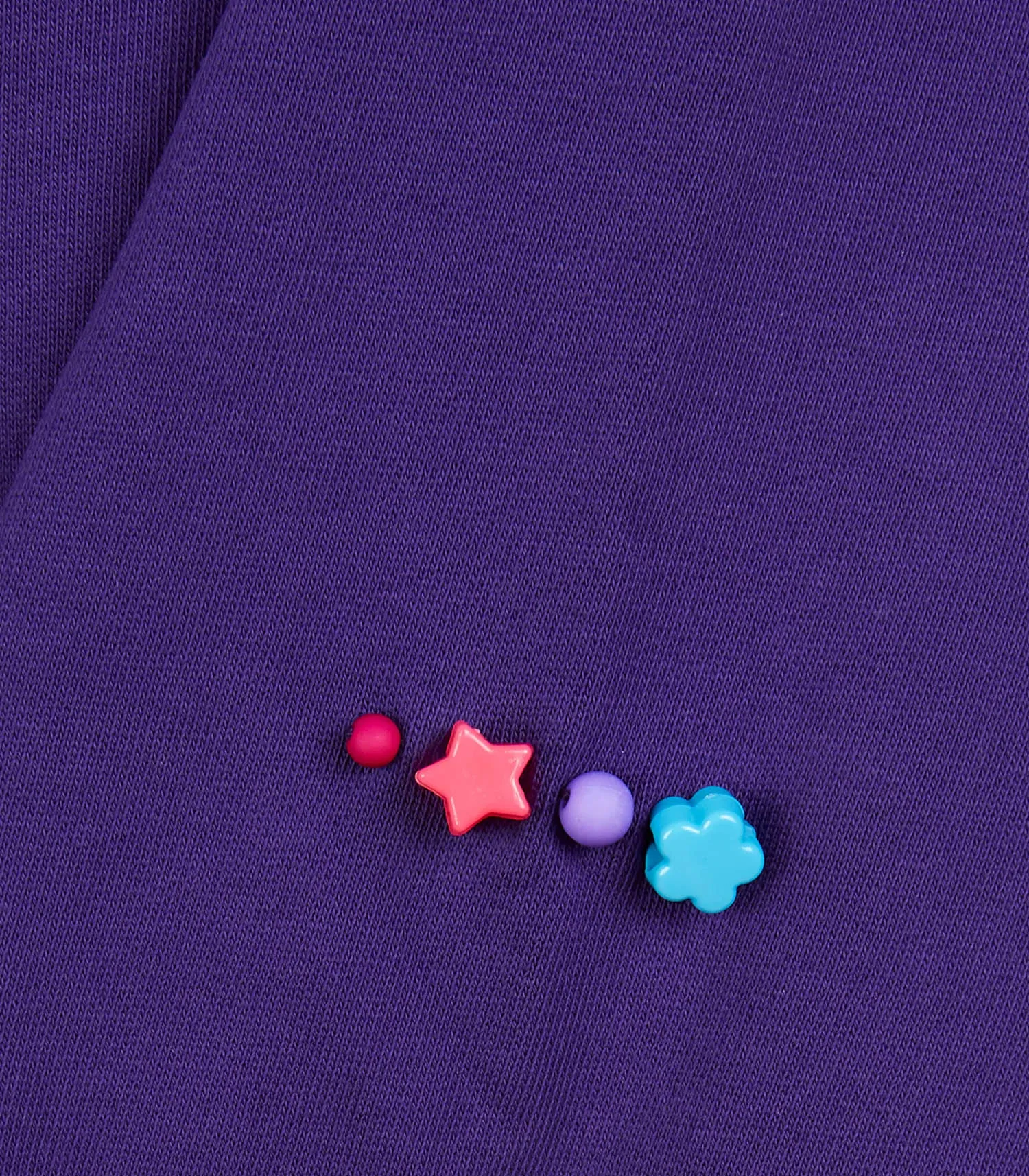 Sweat à capuche avec collier de perles Violet Mira Mikati - Jane de Boy