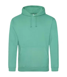 Sweat à capuche college adulte vert printemps Awdis