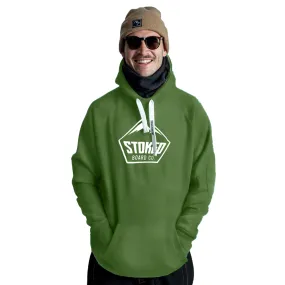 Sweat à capuche de snowboard Shred vert