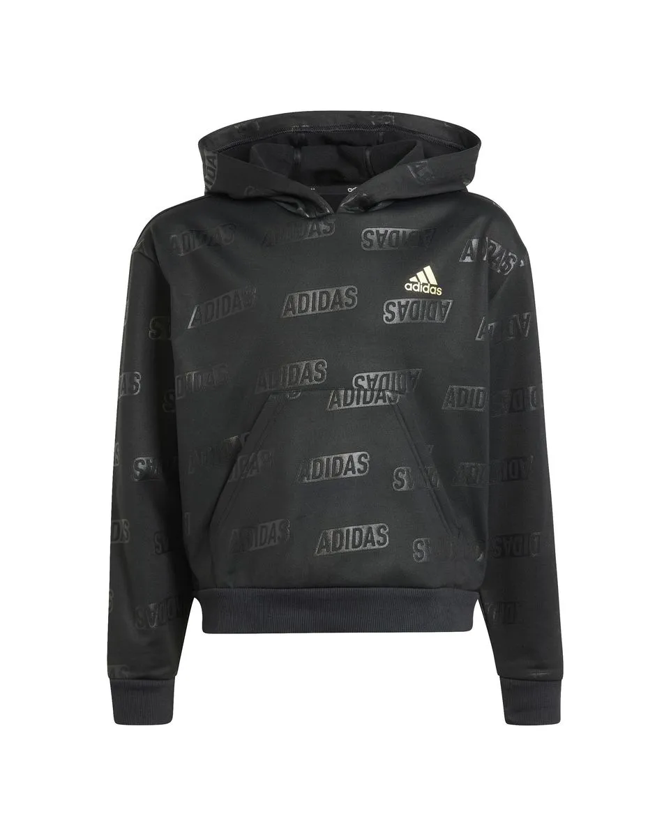 Sweat à capuche Enfant JG BLUV Q4 HD Noir