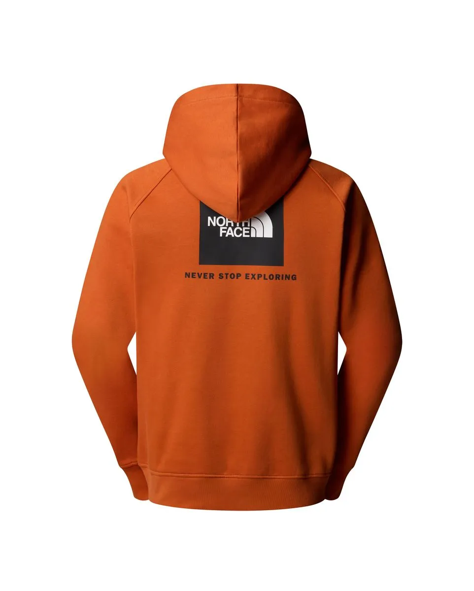 Sweat à capuche Homme M RAGLAN REDBOX HOODIE Orange