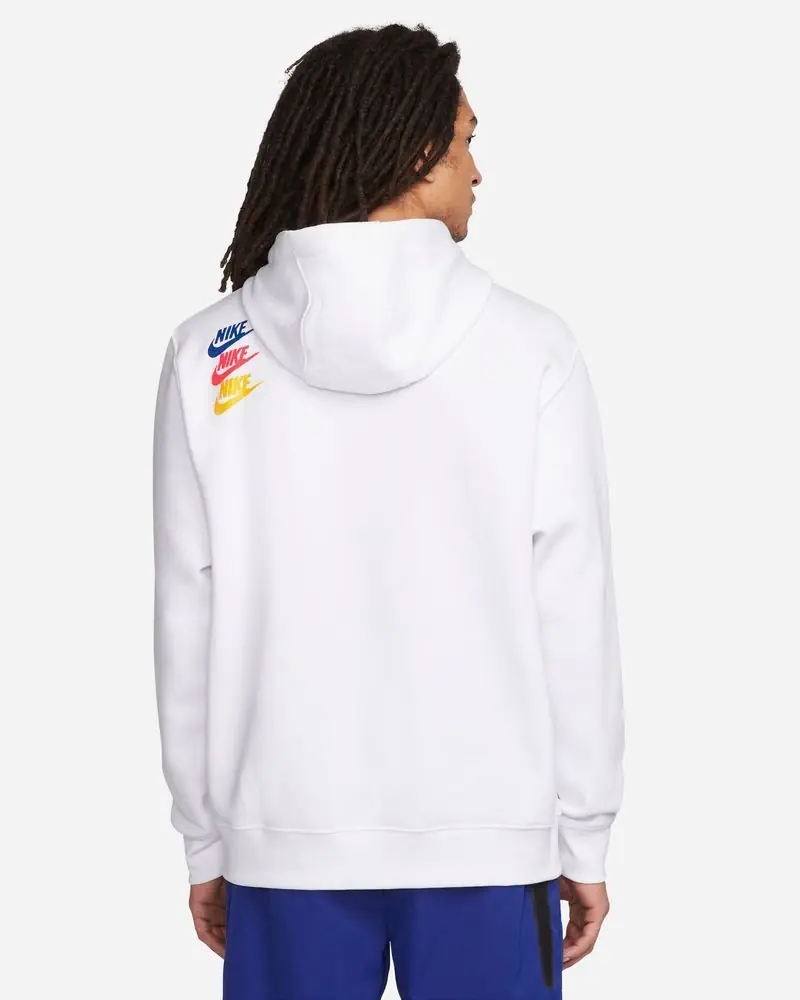 Sweat à capuche Nike Sportswear Blanc pour homme