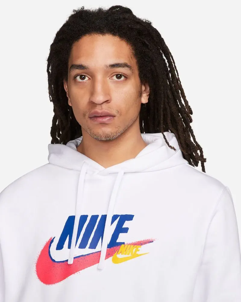 Sweat à capuche Nike Sportswear Blanc pour homme