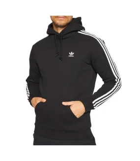 Sweat à capuche Noir Homme Adidas 3-stripes