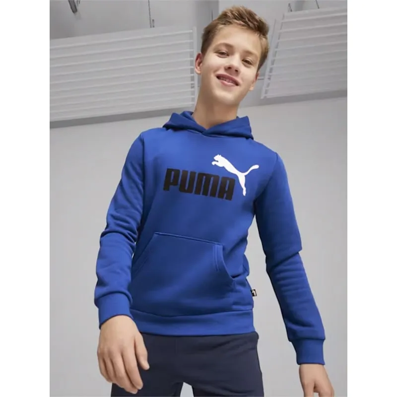 Sweat à capuche petit logo brodé bleu enfant - Champion | wimod