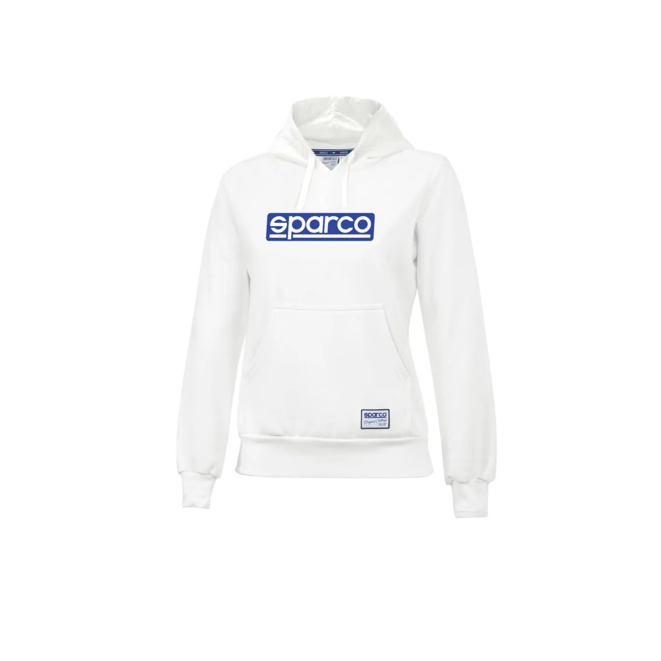 Sweat à capuche pour femme SPARCO Original blanc