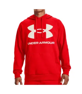 Sweat à capuche Rouge Homme Under Armour Rival Fleece