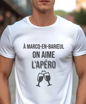 T-Shirt A Marcq-en-Barœul on aime l'apéro