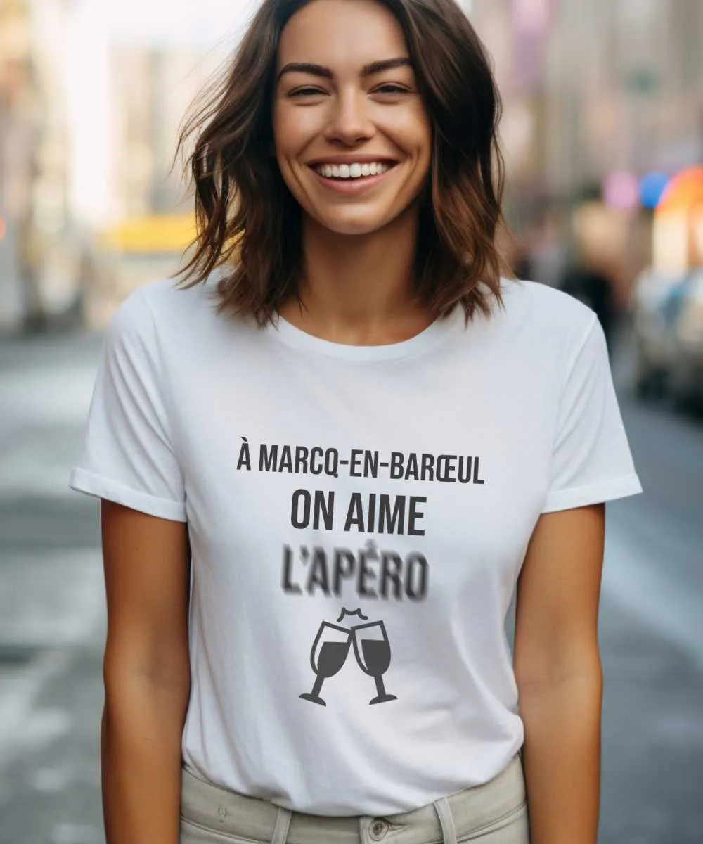 T-Shirt A Marcq-en-Barœul on aime l'apéro