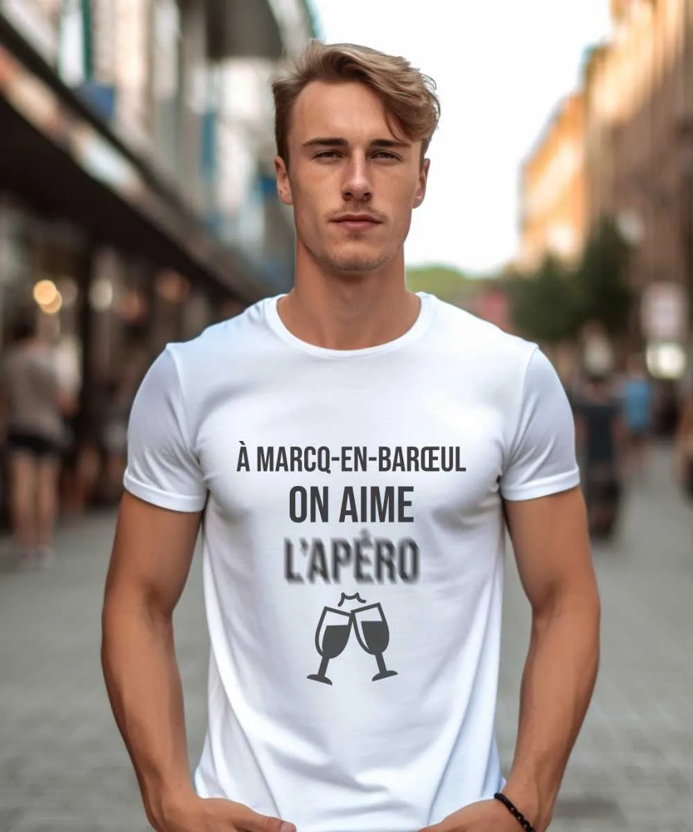 T-Shirt A Marcq-en-Barœul on aime l'apéro