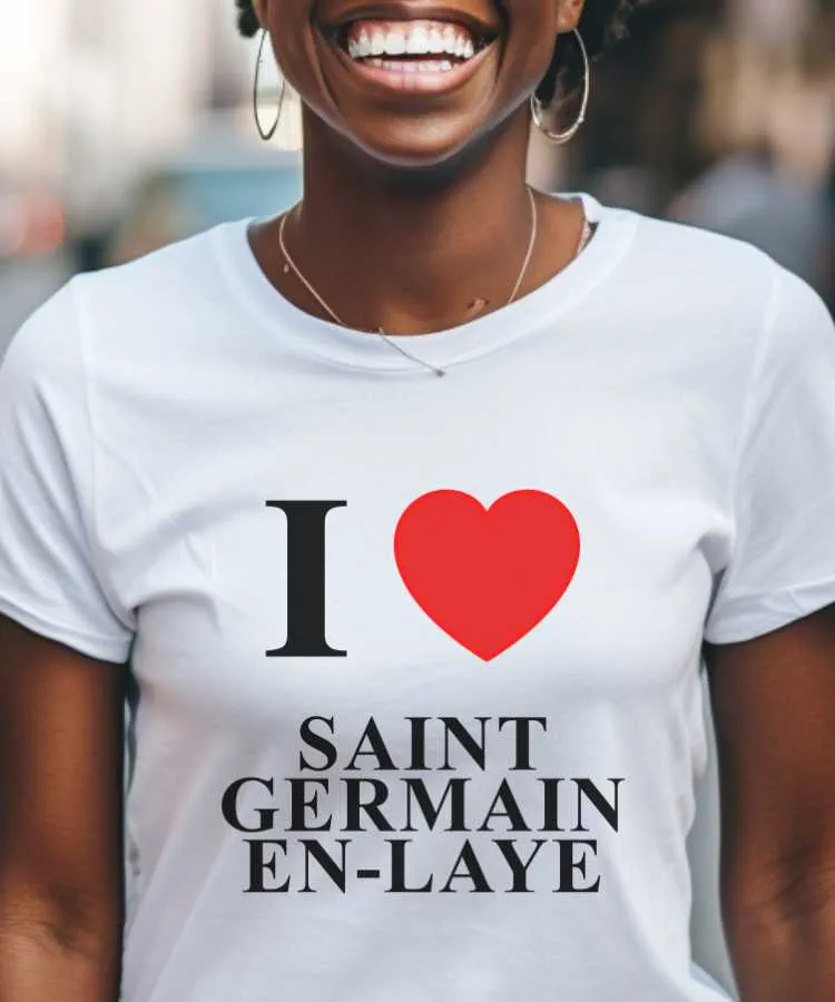 T-Shirt I love Saint-Germain-en-Laye