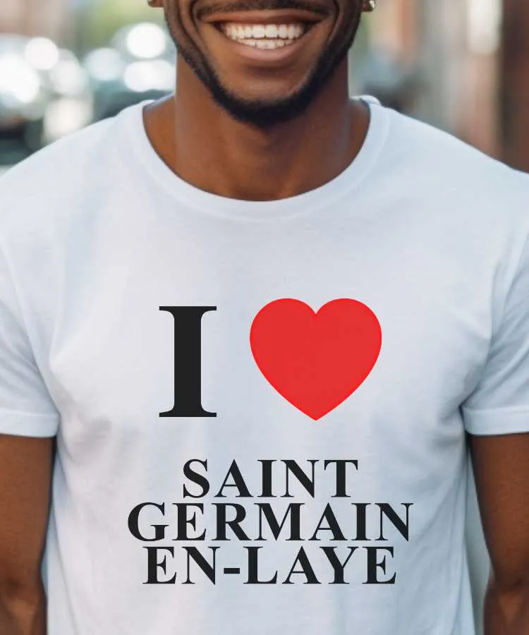 T-Shirt I love Saint-Germain-en-Laye