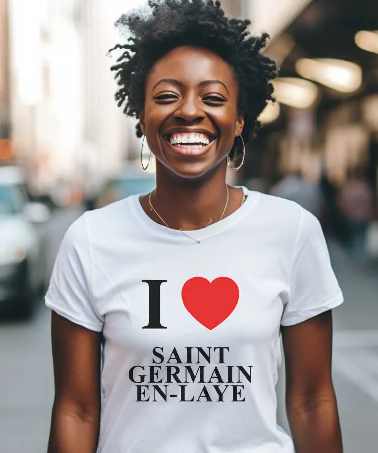 T-Shirt I love Saint-Germain-en-Laye