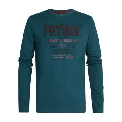 T-shirt manches longues Artwork - Dark Cyan - PETROL INDUSTRIES