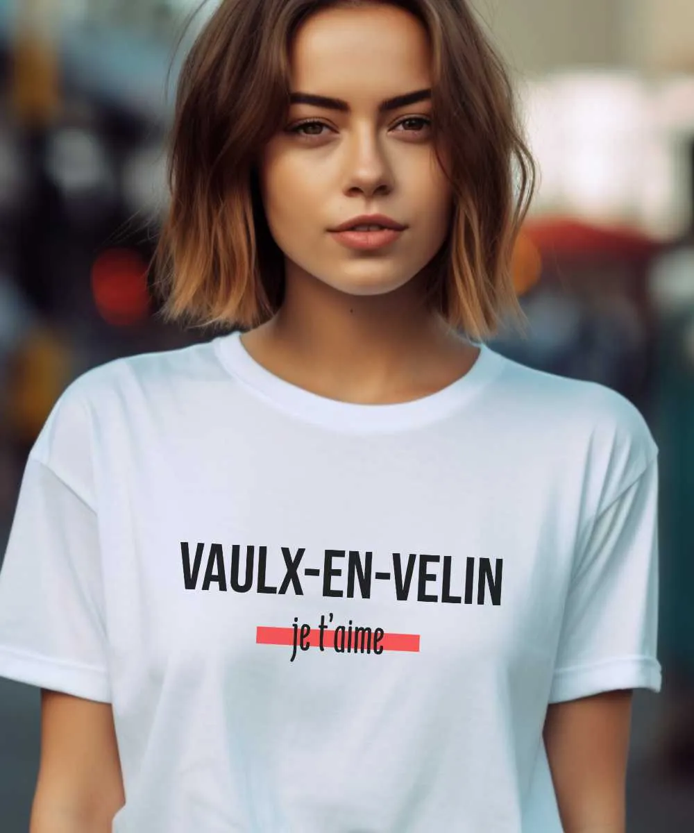 T-Shirt Vaulx-en-Velin je t'aime