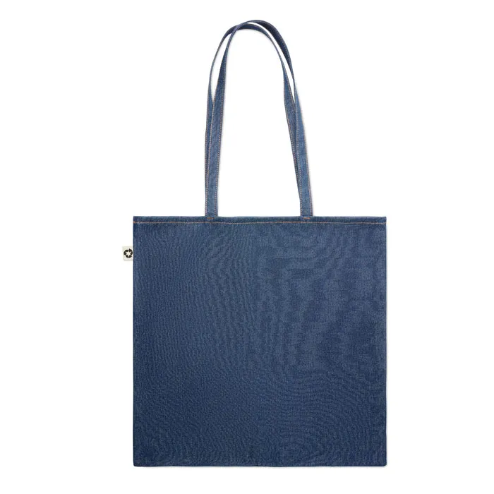 Tote bag personnalisé en denim recyclé - 250g - 42x40cm - STYLE TOTE - Vertlapub