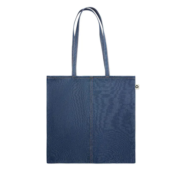 Tote bag personnalisé en denim recyclé - 250g - 42x40cm - STYLE TOTE - Vertlapub