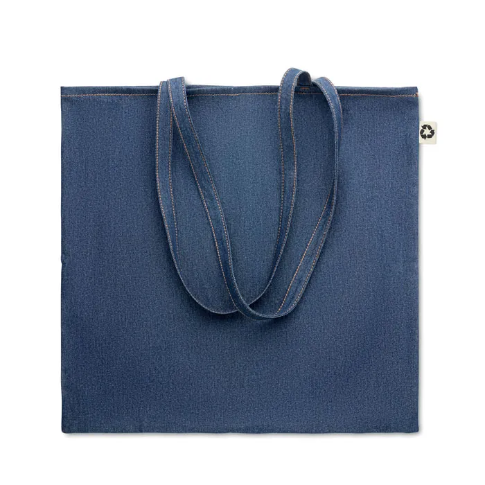 Tote bag personnalisé en denim recyclé - 250g - 42x40cm - STYLE TOTE - Vertlapub