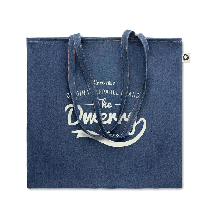 Tote bag personnalisé en denim recyclé - 250g - 42x40cm - STYLE TOTE - Vertlapub