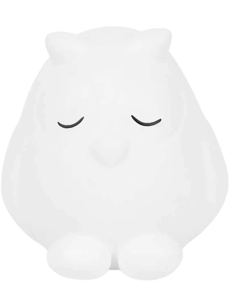 Veilleuse murale tactile Oscar le hibou (24 cm) - Blanc