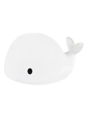 Veilleuse tactile baleine Moby (15 cm) - Blanc